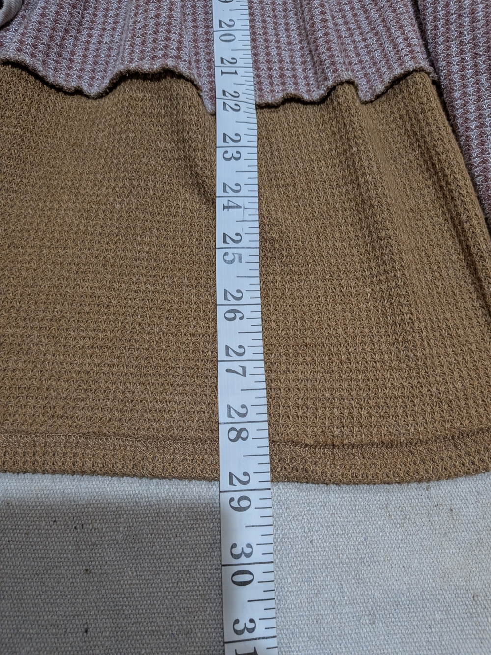 Boho Draped Colorblock Cardigan - Picture 8 of 10